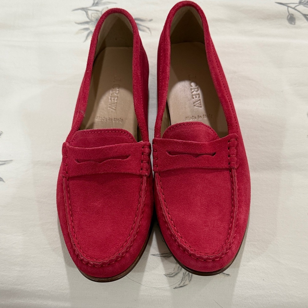 Brand New, Never Worn suede loafers by J.crew.  7.5